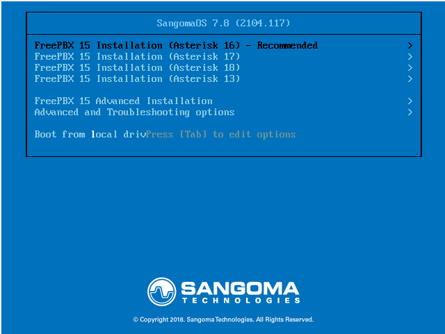 Sangoma Virtual Machine interface. 
