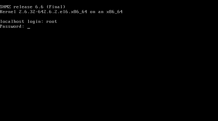 Local host credential input interface.